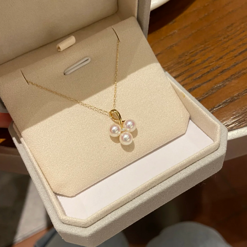 Pearlinea™ Tria Pearl Pendant Necklace